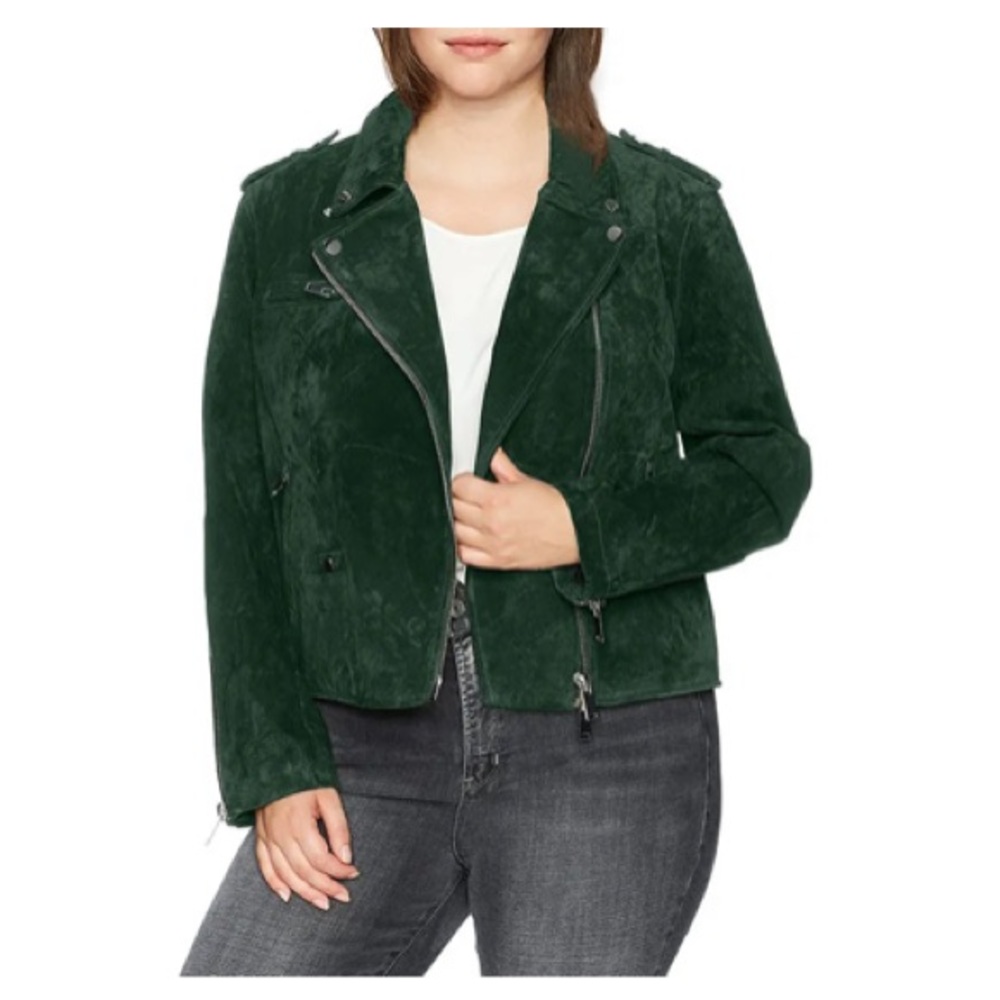 Rebel Wilson X Angels Suede Moto Jacket